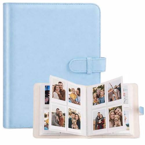 256 Taschen Fotoalbum, Mini Film Album für 2x3 Zoll Filme kompatibel mit Fujifilm Instax Mini 12 11 9 8 25 70 90 40 99 SE 7+ Mini LiPlay Link2 EVO, Polaroid Snap PIC-300