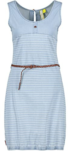 ALIFE and Kickin DojaAK DNM B Top Dress Damen Light Denim XL