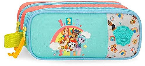 Patrulla Canina Paw Patrol Dream Patrol Estuche Doble Azul 23x9x7 cms Poliéster