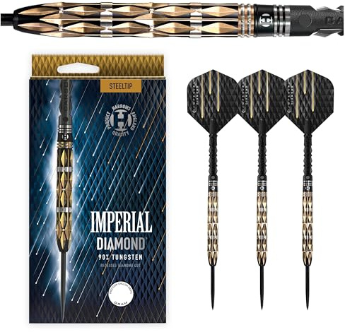 Harrows Imperial Diamond 90% Tungsten Steel Tip Darts