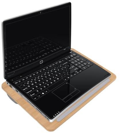 Lap Desk, Design Ergonomique 17 Pouces Ordinateur Portable Lap Desk, Coussin Doux et Stable, 42X27.5Cm Support Portable Multifonctionnel pour Ordinateur Portable pour Lit Canapé Canapé