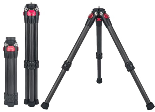 Mini trípode universal de fibra de carbono para GoPro 11 9 8 Osmo Mobile/Gimbal Mango Estabilizador/Smooth 4/Crane 2/Vimble 2/Ronin-S para Insta360 Insta 360 Accesorios (rojo)