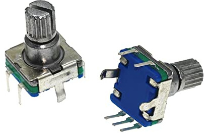 5PCS Drehcodeschalter EC11S 20CC Der Pflaumenblütengriff 12,5F Der Encoder 12,5KQ Digitales Potentiometer industrieller Schalter