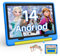 HotLight Kids Tablet 10 inch Android 14 Octa-Core, 8GB RAM+64GB ROM, 1280 * 800 IPS, 5MP+8MP Dual Camera, 5000mAh, Parental Control, WiFi 6/BT 5.3, Child Tablet with Protective Case(Blue)