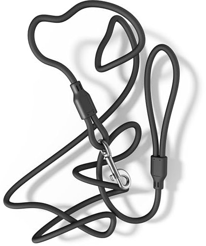 IOKHEIRA Hundeleine - wasserdichte PVC-Hundeführleine, leicht zu reinigen, mit robustem Zinklegierungsverschluss und komfortablem Griff