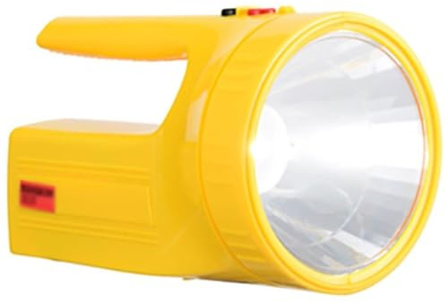 Lampe De Poche À Manivelle pour Sports De Plein Air, Lampe De Poche Manuelle avec Chargeur USB, Lampe De Poche Portable avec Éclairage Latéral À LED, Torche Dynamo d'urgence(Yellow Color)