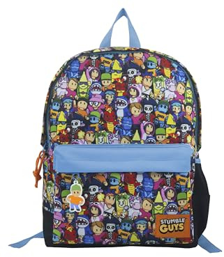 CYPBRANDS - Stumble Guys, Zaino, Zaino scolastico, Adattabile all'auto, Multicolore, Prodotto ufficiale