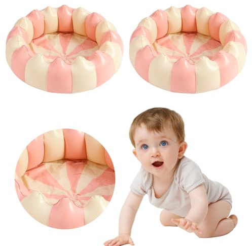 AVZYARDY Inflatable Baby Paddling Pool Anti-Slip Round Swim Pool Fun Outdoor Toys for Girls And Boys Portable PVC Bathtub for Indoor Outdoor Garden or Backyard Use