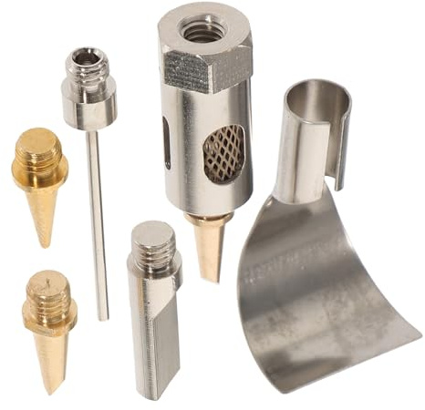 Toddmomy Set Kit Punte Per Saldatore a Butano, Punta Di Ricambio Per Saldatura a Gas, Attrezzatura Per Saldatura Domestica e Stazioni a Temperatura Costante, 6 Pezzi