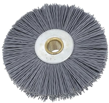 Generic Key Machine Deburring Brush, Efficient Burr Removal Tool with Nylon Bristles for Bravo Special, 80x15x10mm