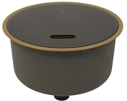 Ensemble de lavabos pour camping-car, en acier inoxydable, 1 bac à fermeture éclair, avec couvercle, pour camping-car, caravane