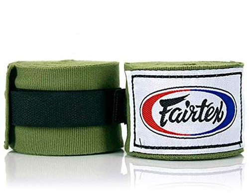 Fairtex Boxbandagen, HW2, 4.5 m, Olive