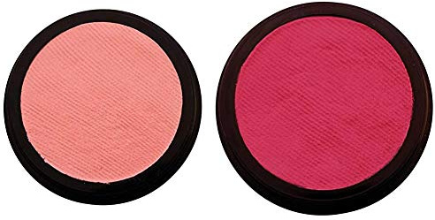 Eulenspiegel 185889 - Profi-Aqua Make-up Schminke - Hellpink - 30g + 185957 - Profi-Aqua Make-up Schminke - Pink - 20 ml / 30g