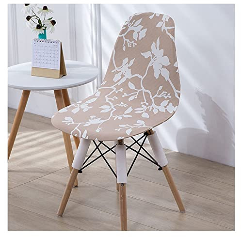 TGETBTTSR Schalenstuhl Bezug,Stuhlhussen 2/4 er Set Stretch Stuhlbezug Moderne Stuhlüberzug Abnehmbar Waschbar Spannbezug für Esszimmerstühle Schwingstuhl Hochzeit Büro Bankette Partys Deko