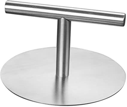 SHERCHPRY Stainless Steel Burger Press Patty Maker Tool Ergonomic Meat Press Mold for Shaped Burgers and Meat Pies for Home Kitchens and Bbqs