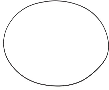 sourcing map Kassettenrekorder Maschinen quadratischer Antriebsriemen 1mm Quadrat 380mm Länge(gefaltet 190mm) schwarz