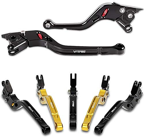 V-Trec VX Motorrad Kupplung Bremshebel-Set kompatibel mit Honda Hornet 750 2023 mit ABE Kurz/Lang
