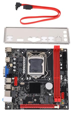 HUIOP SZMZ LGA 1155 Scheda madre desktop WiFi Home Office Gaming Scheda madre PCI-E 16X DDR3 Scheda di rete 16GB 100M 2.0 10 * USB2.0 WIFI M.2 NVME VGA Compatibile con HDMI,LGGA 1155