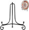 Présentoir de Fer pour Plaque,Noir Metal Support Assiette Decorative,Chevalet Support Assiette Decorative,Chevalet Support Presentoir Porte Assiette,Pour photos,Assiettes,Oeuvres d'art