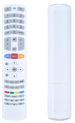 GOUYESHO Télécommande de Rechange 06-5FHW53-A053X pour TCL Thomson46FU5554W 50UA6406W 32FZ5533W 40FZ5533W 39FU5553CW 40FZ5534W 39FU5554CW 42FU5553W 55UA6406W 46FU5553CW pour télécommande TCL