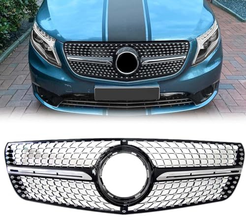 HALOD Frontgrill für Mercedes Vito W447 2014 2015 2016 2017 2018 2019 Stoßstangen-Kühlergrills