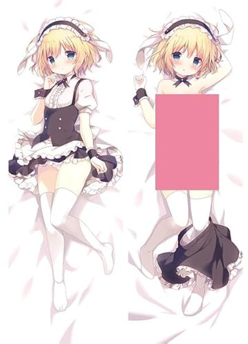 JNLIFT Anime Kissenbezug für Genshin Impact,Anime Pillowcase Hochwertiges Full-Body Umarmungskissen Bezug,Body Kissenbezug Seitenschläferkissen Bezug,Peachskin-50x150CM
