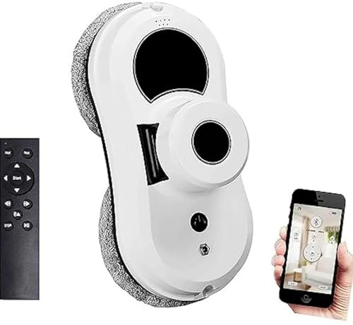 Window Cleaning Robot - Automatic Glass Cleaner with APP & Remote Control for Intelligent Window Vacuuming