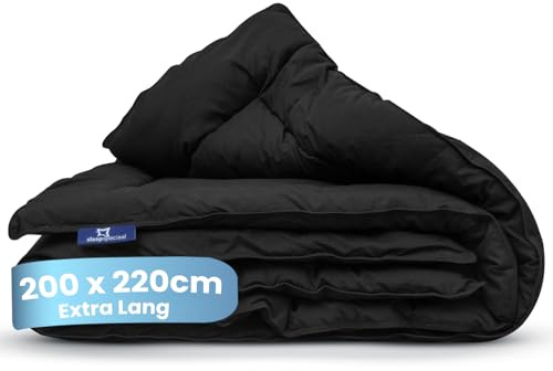 Slaapspeciaal Bettdecke ohne Bezug 200x220cm - Ganzjahresdecke Extra lang