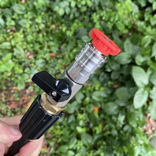 Válvula de bola para lavadora de alta presión de 4500 PSI con conector rápido e interruptor de encendido y apagado que proporciona un control fiable sobre el flujo de agua