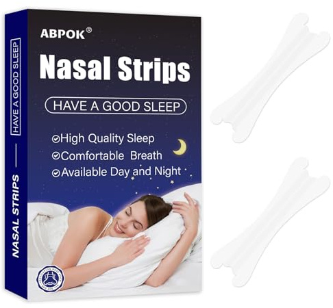 50-300 Count Nasal Strips, Nose Strips for Snoring,Breathing Easyily for Men and Women(66mm*19mm)(50)