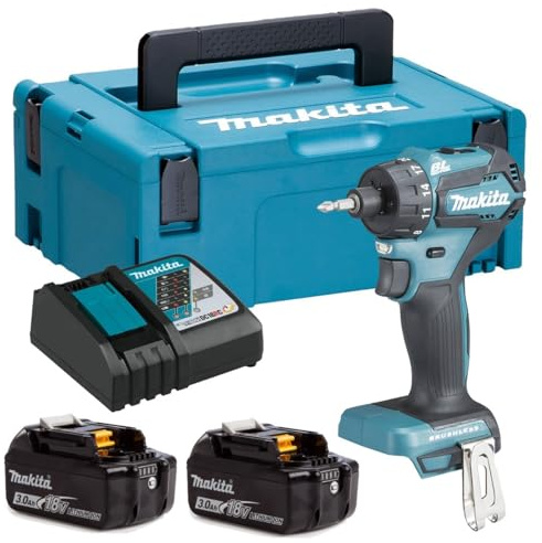 Perceuse-visseuse 18V LXT 1/4 (2x3 Ah) en Makpac - Makita DDF083RFJ