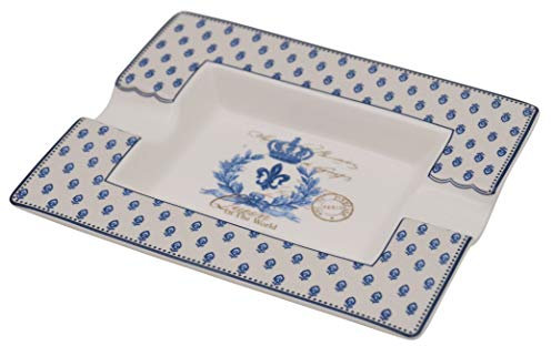 GERMANUS Zigarrenascher aus echtem Porzellan - Royal