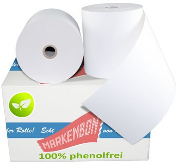 30 phenolfreie Thermorollen für Epson TM-M30 [80m] - markenbon