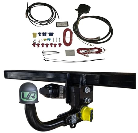 UmbraRimorchi Barra de remolque desmontable y cableado 13P C2 compatible con Land Rover Range Rover IV (L405) 03031/VM 08/12 en adelante