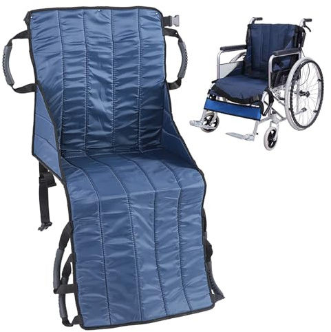 Yuehuamech Wheelchair Transfer Pad Patient Lift Wheelchair Transport Belt Seat Pad Mobility Emergency Wheelchairs Transport Sling For Armchair Disabled Person Patient Seniors