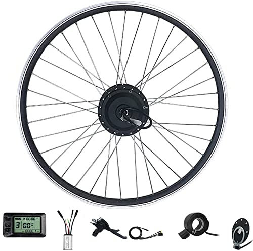 Elektrofahrrad Umbausatz Wasserdicht 36V/48V 250W für Elektrofahrrad 20/24/26/27,5/28/29/700C Elektrofahrrad Nabenmotor Kit für Vorderrad, 48V