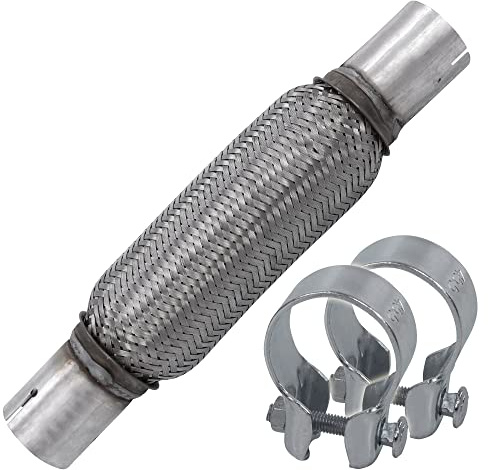 ATEC Germany 1x Tubo flessibile di scarico con tubi di collegamento 45 x | Compatibile con: AUDI A2, A3, A3, A3 Sportback, BMW 5, 5 Touring, CITROËN BERLINGO Kasten/Großraumlimousine