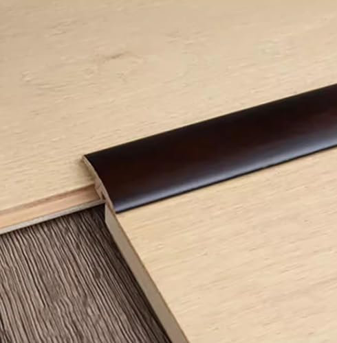 Bande de transition pour plancher de porte Bande de transition pour carrelage en bois vers tapis de 4,1 cm de large pour sols inégaux, revêtement de sol stratifié, portes en bois, moulure en T, bande