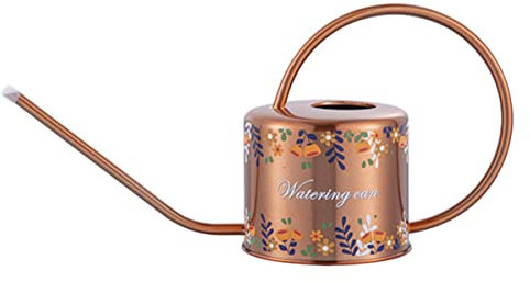 Parliky Regadera de Largo Inoxidable para Herramienta de Riego Mango Ergonómico Decoración Vintage Adecuada para Plantas de Interior y Exterior