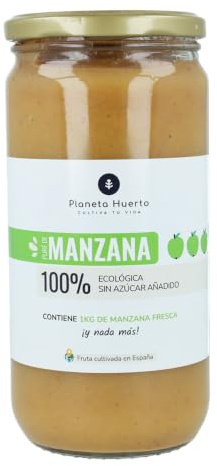 Compota de Manzana sin azúcar Eco Planeta Huerto 700 g