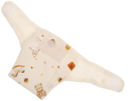 Waschbare Babywindelhose aus Baumwolle für Säuglinge, Weiß | Mehrfach Nutzbar, für Shopping und Ausflüge, Angenehm Tragbar, Saugfähig und Beweglich