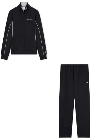Champion Legacy - Tuta da uomo, L, colore: nero, Nero, L