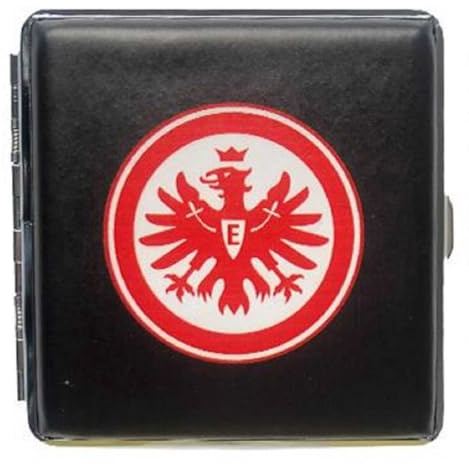 Eintracht Frankfurt V-Fire Zigarettenetui - Logo - Metall Etui flach SGE - plus Aufkleber Wir lieben...