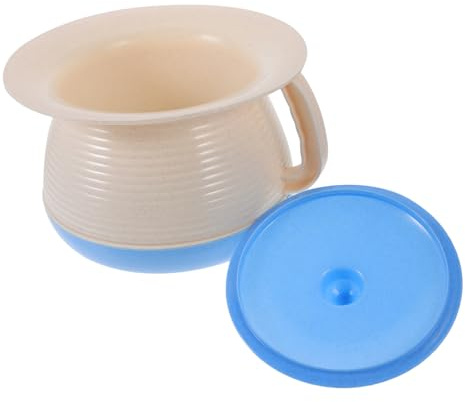 TOYZFRIENDY Crachoir à Urine Portable En Polypropylène Résistant Couvercle Hermétique Pot De Chambre Compact Léger Pour Personnes Âgées Et Usage Domestique