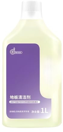 Solution Nettoyante Concentrée 1 L For Robots Laveurs De Sols, Parfum Citron, Compatible Avec Narwal Freo/Freo X Ultra Et J1-J5 S1-S2 Les Modèles, Prévient Les Obstructions.