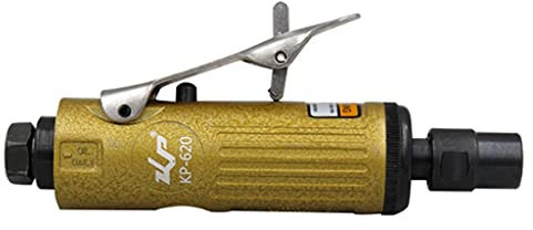 TOP1US Mini Amoladora de Troquel Recta de Aire Profesional de 25000 RPM, Amoladora de Troquel neumática, para Eliminar óxido y afilar Bordes Afilados, Pinza de 3Mm y 6Mm