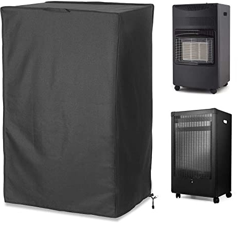 MRWiZMS Bache Chauffage d Appoint Gaz, Bache de Protection Chauffage Gaz, Housses Chauffage au Gaz, Poussière et à l'eau, Idéal pour Une Utilisation en IntéRieur Extérieur (46x38x74cm)