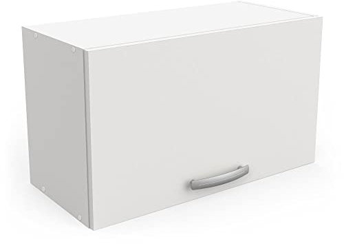 habeig Wandhängeschrank 245201 Wandschrank Badezimmerschrank KüchenschrankBadschrank mit Tür (weiß, 60x35x28)