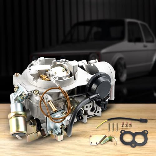 Artudatech Vergaser für VW 027129016H Carburetor Ersatzteil für Golf 2 für Jetta II 19E 72PS Ab 01/86 U-kat Vergaser Passend für Pierburg 2E Ersatzvergaser Mechanische Choke & Präzise Düsen