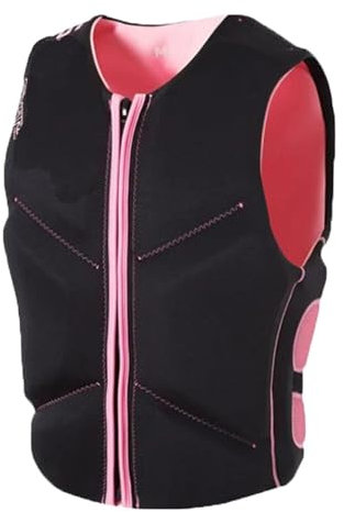 YUMEIGE Kajakweste für Erwachsene mit Drainagenetz, Auftriebsschwimmweste für Wassersport Bootfahren Schwimmen(Pink,XL)
